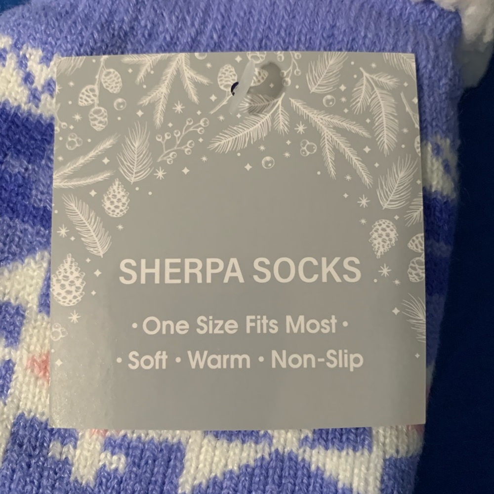 ๐ฅ2/$8.50 Cozy Sherpa Socks - Picture 2 of 4